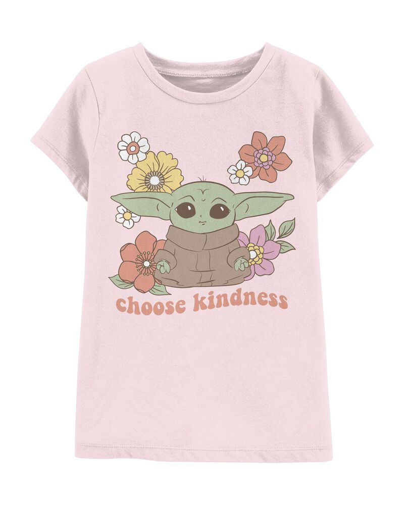 Cute I Am Baby Yoda T-Shirt (Youth) Pink 3-6 Months