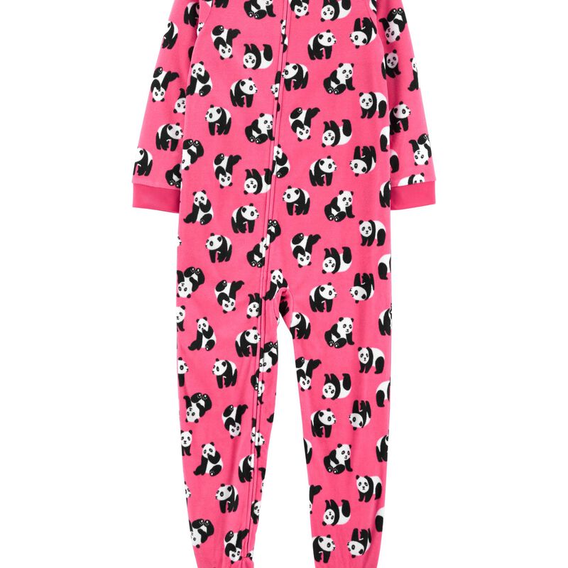1-Piece Panda Fleece Footie PJs | oshkosh.com