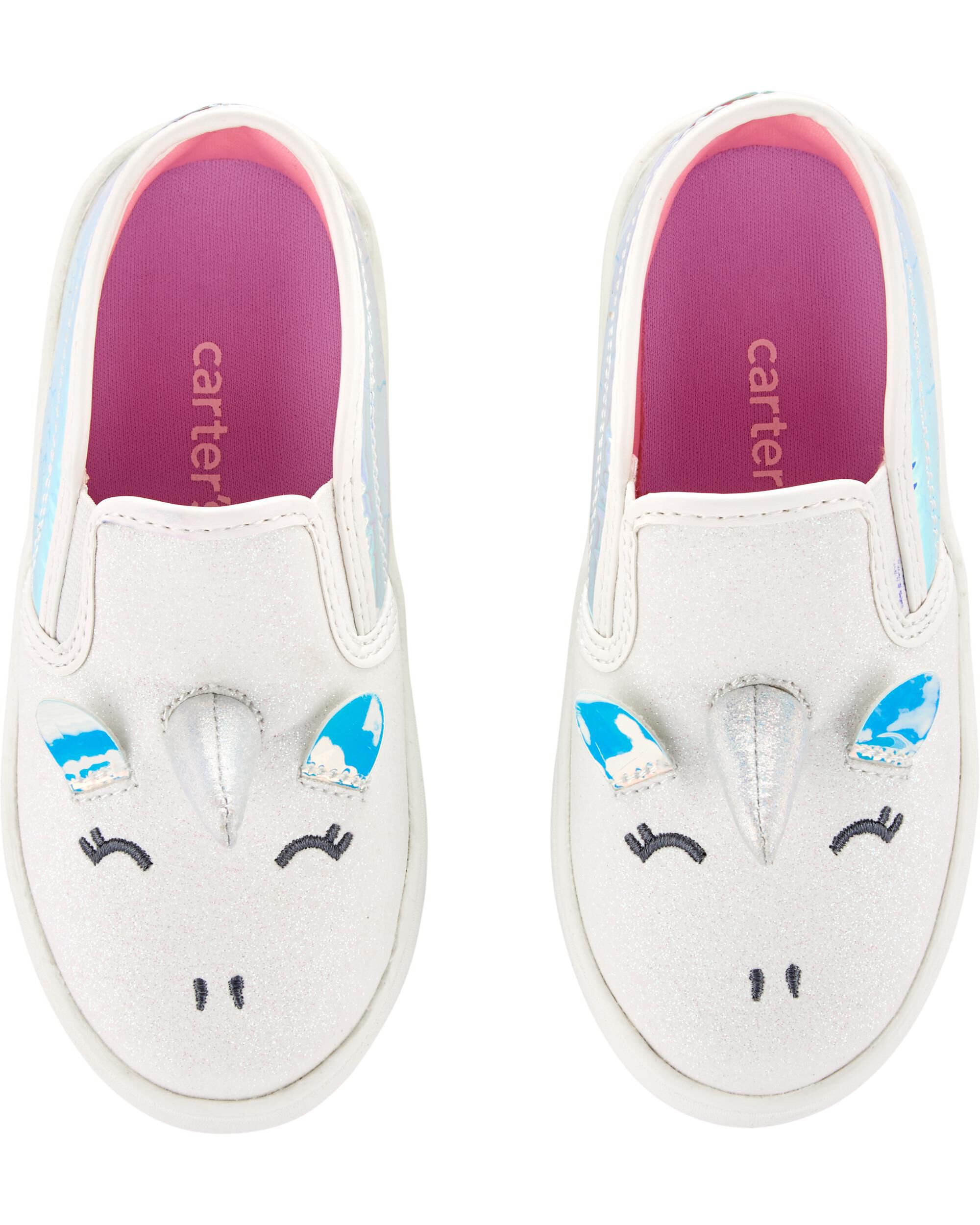 carters unicorn slippers