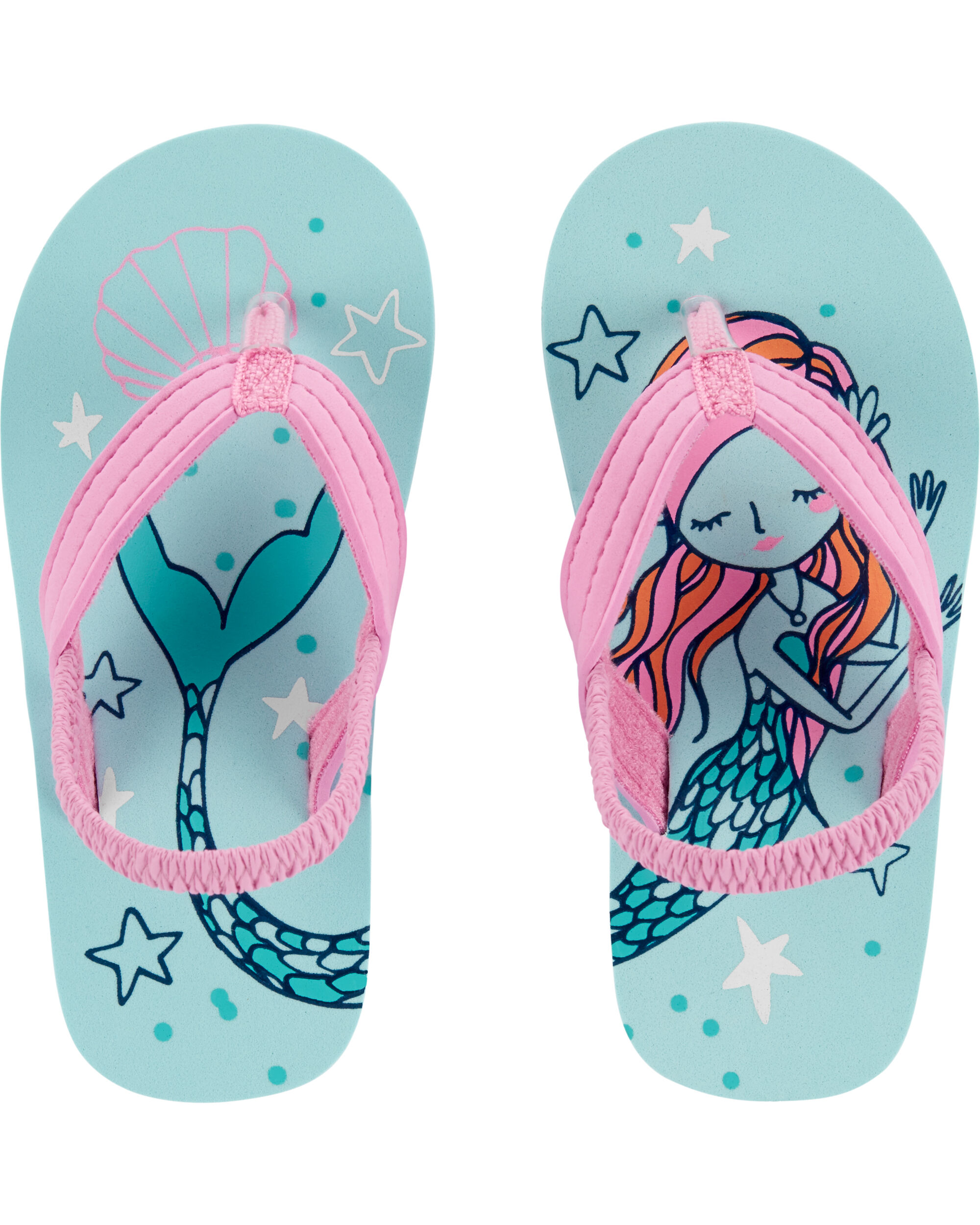 OshKosh Mermaid Flip Flops | oshkosh.com