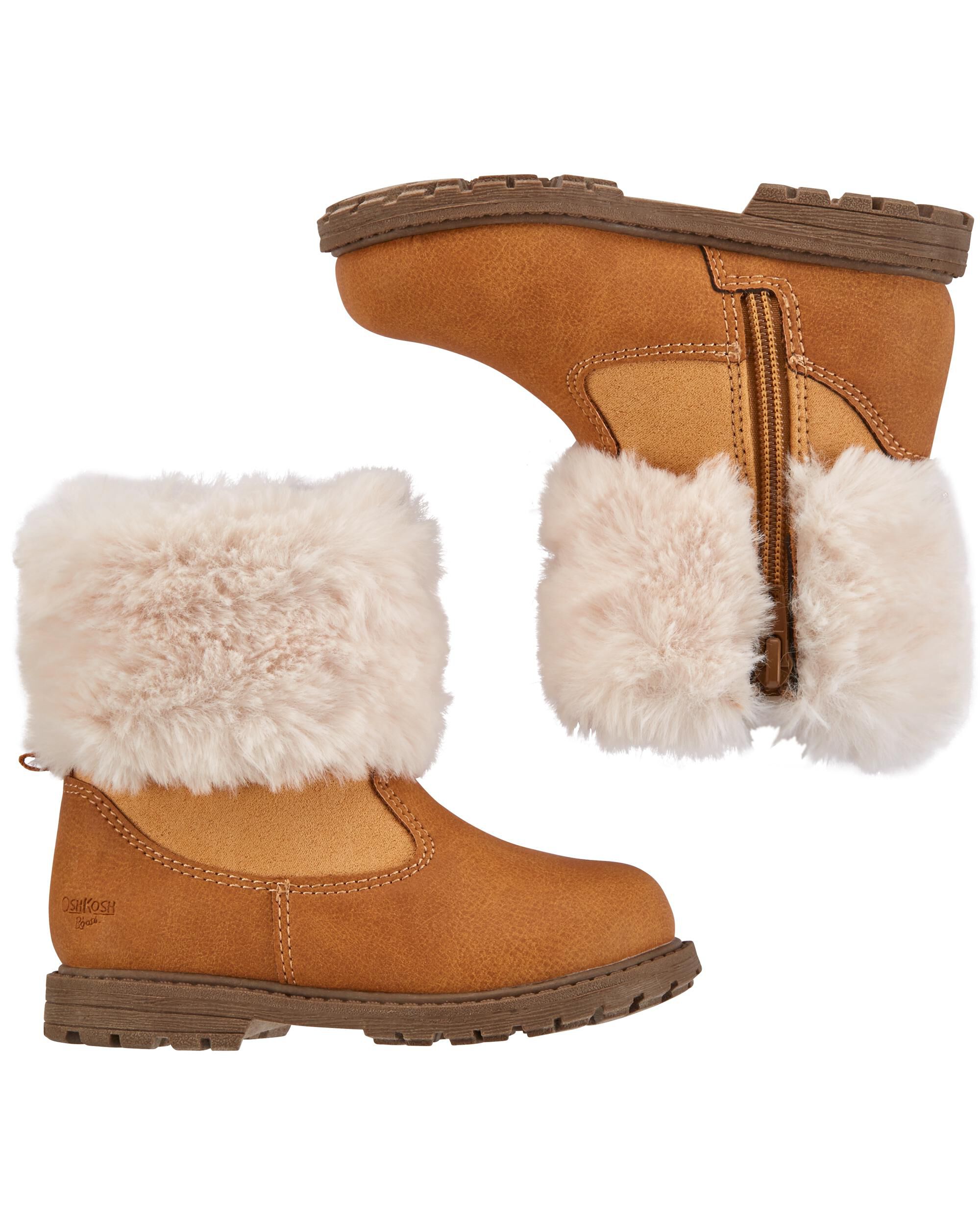 Furry Collar Boots | oshkosh.com