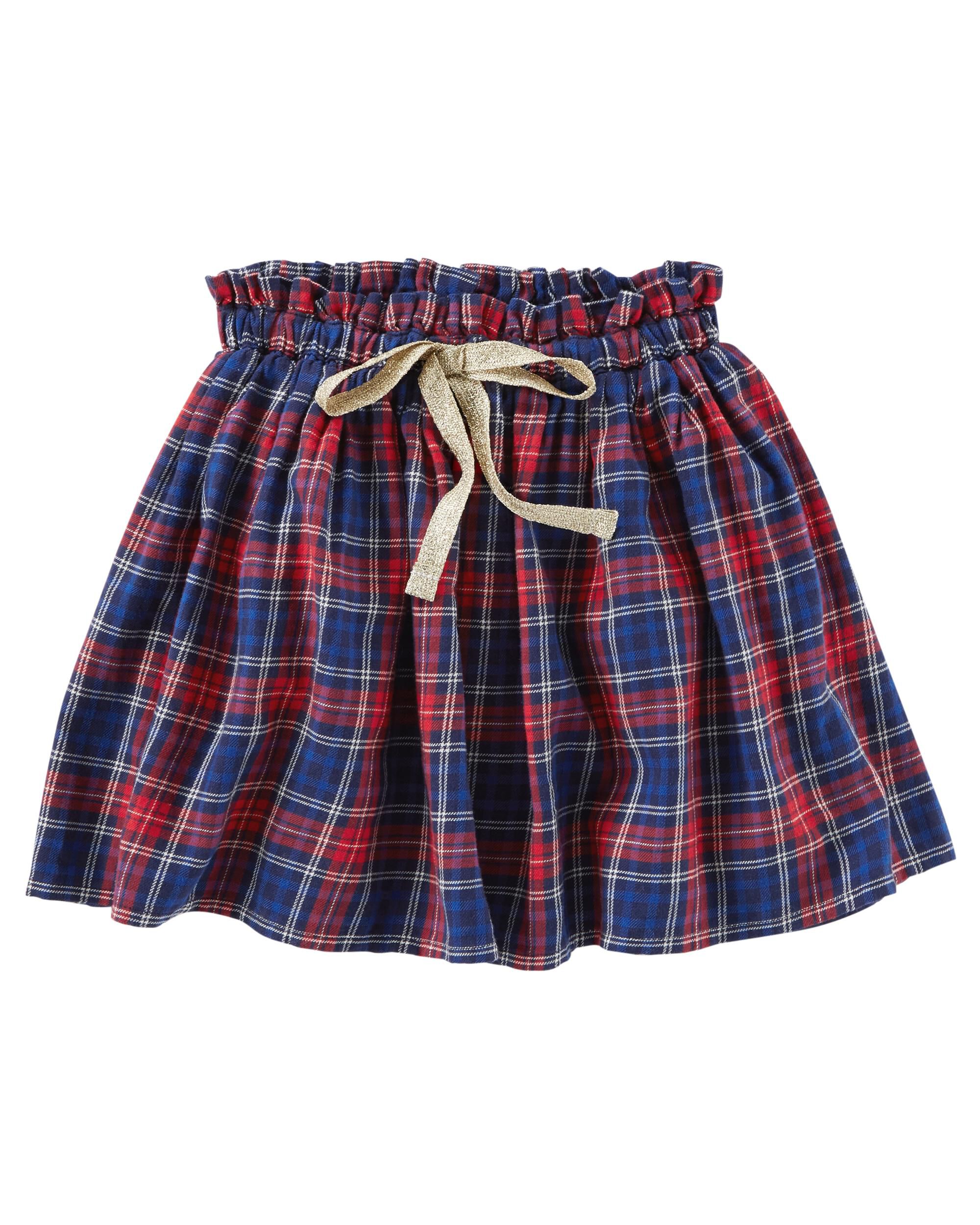 Twill Plaid Skirt | OshKosh.com
