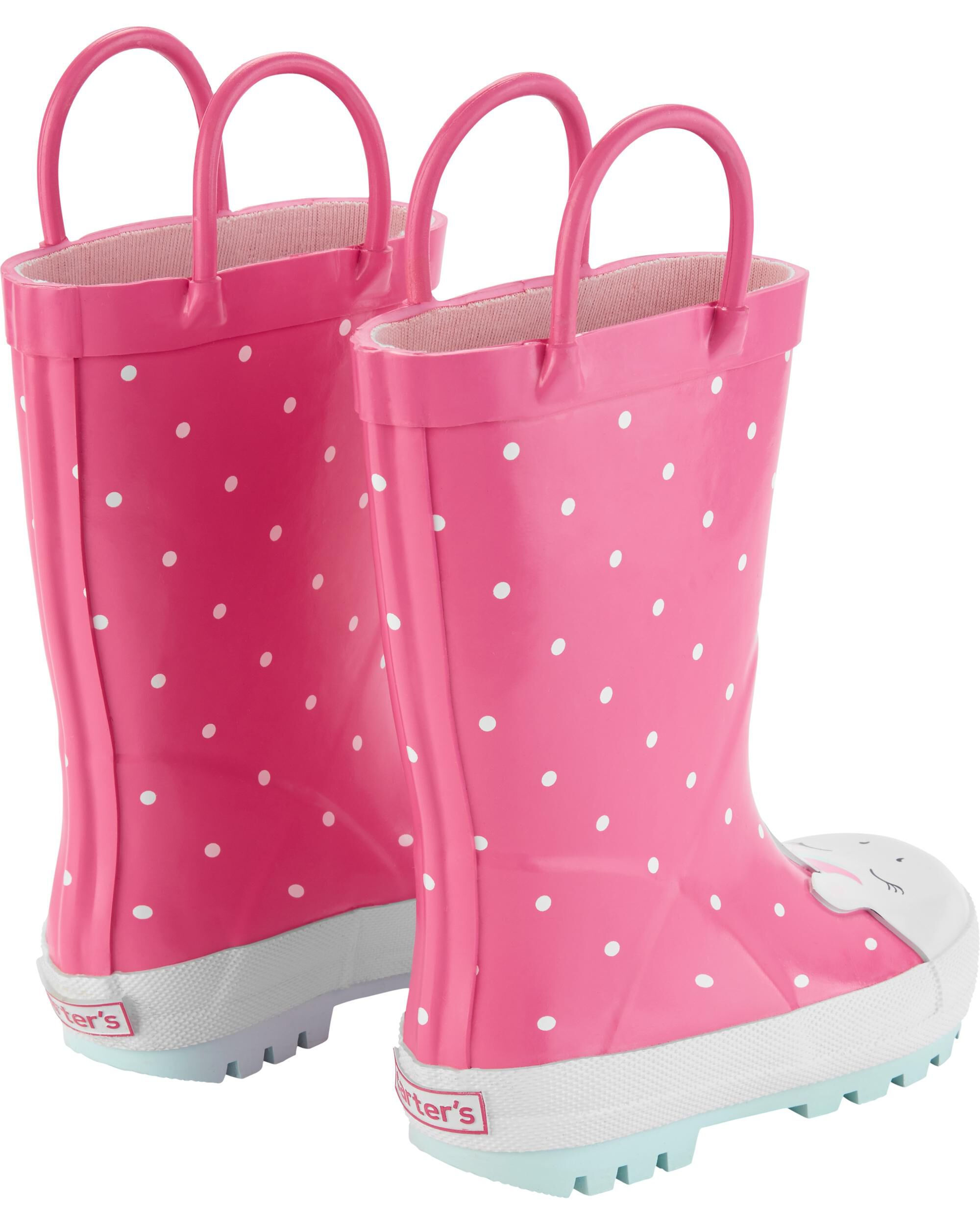carters unicorn rain boots