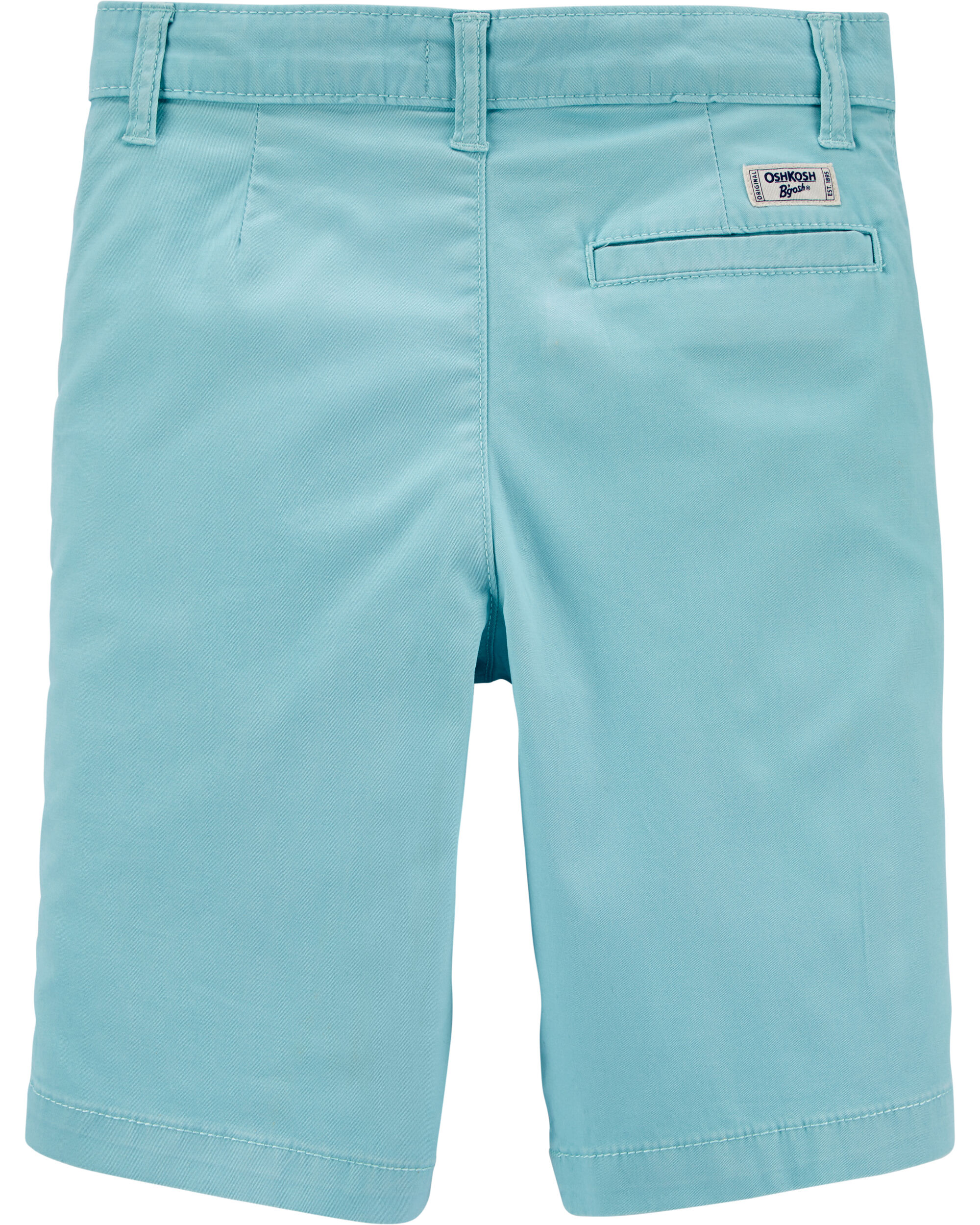 teal chino shorts