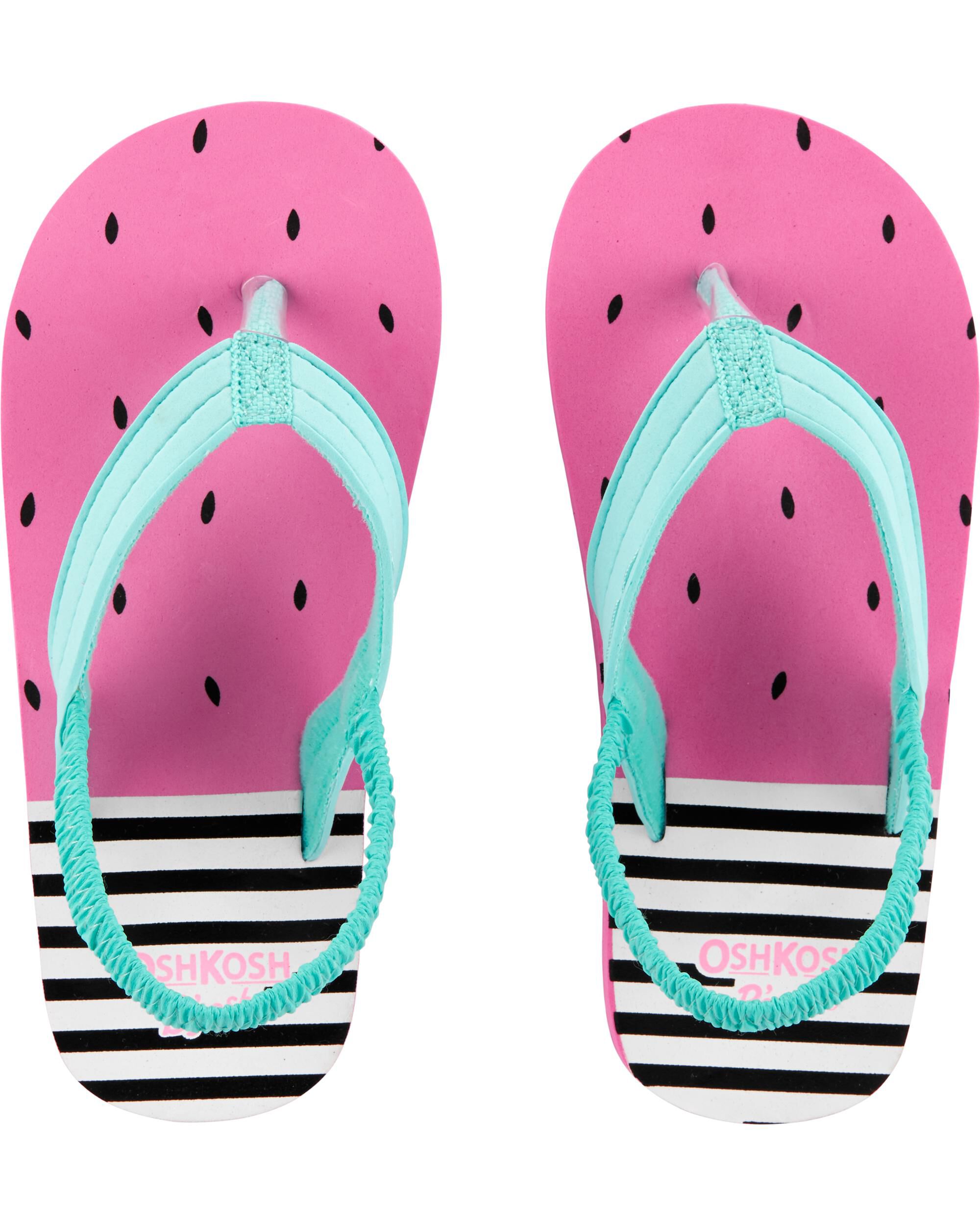 watermelon flip flops