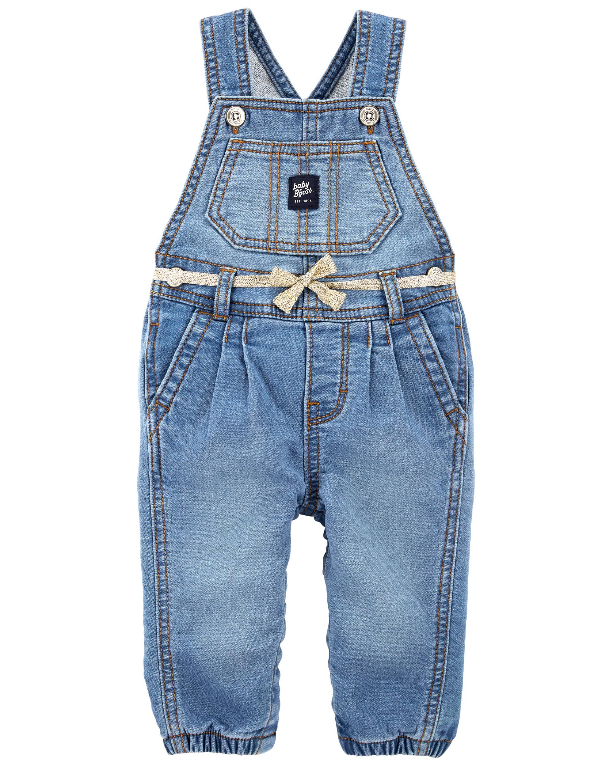 infant blue jean overalls