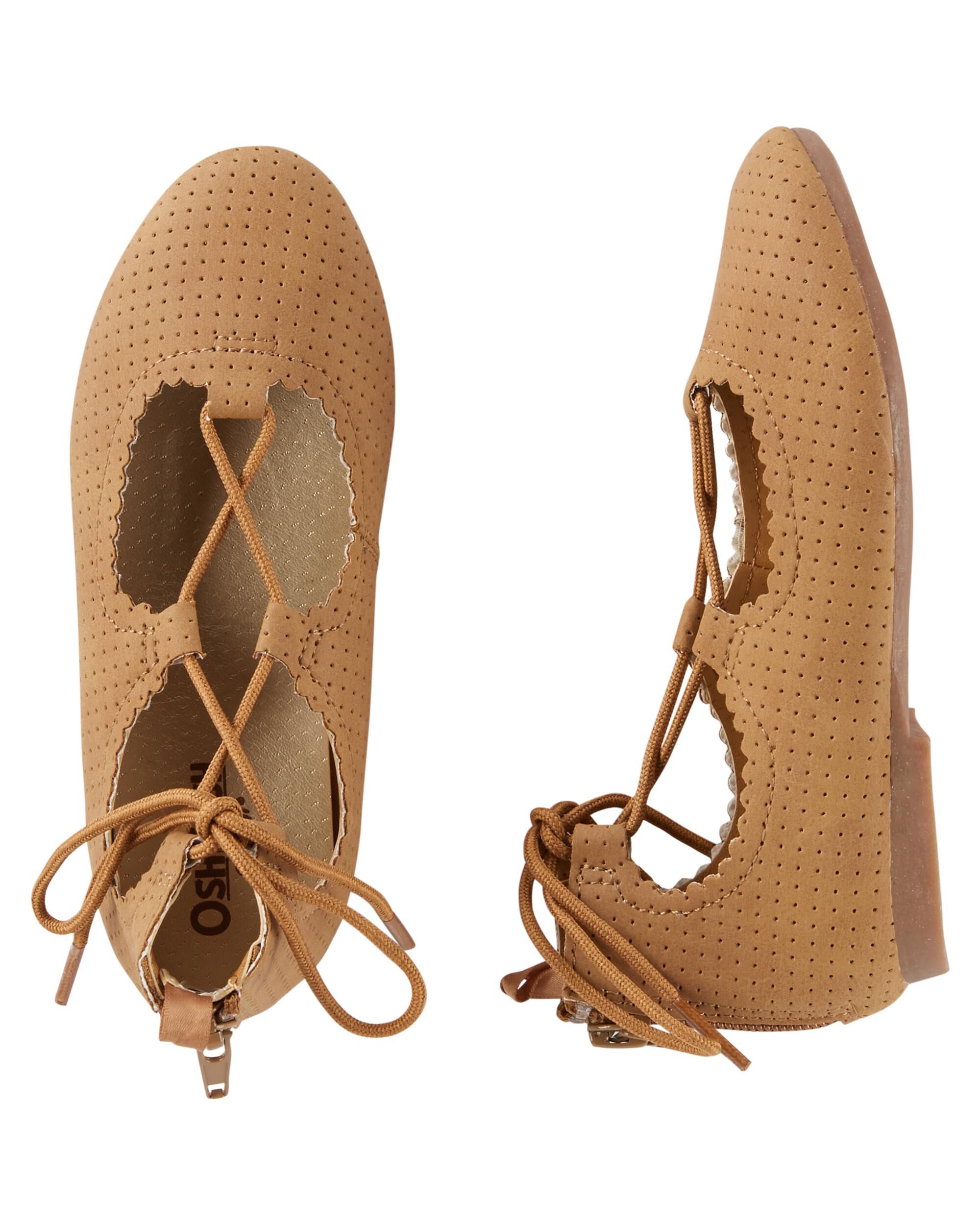 baby lace up ballet shoes