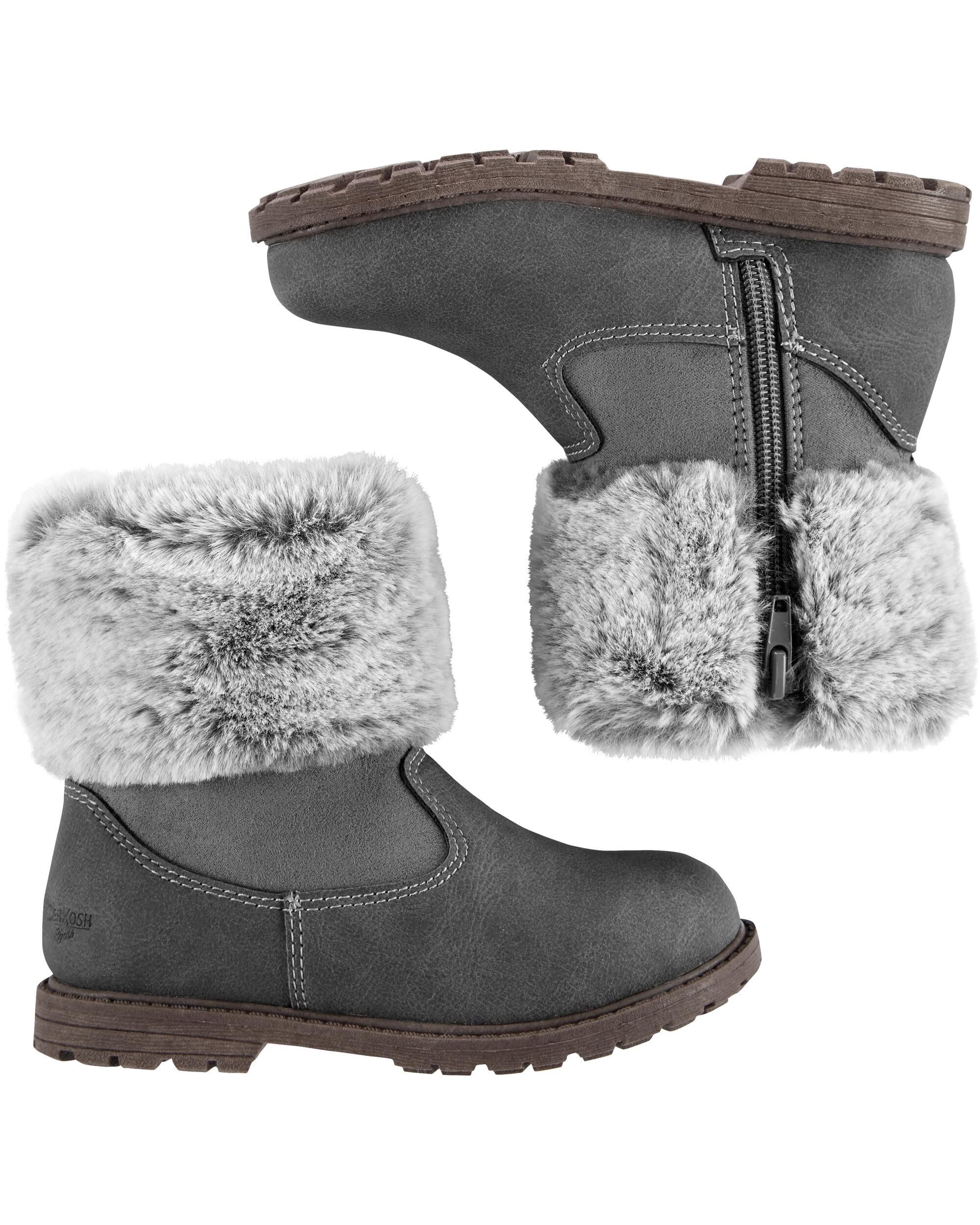 fold over sherpa boots