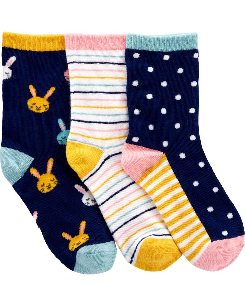 3-Pack Bunny Socks | oshkosh.com