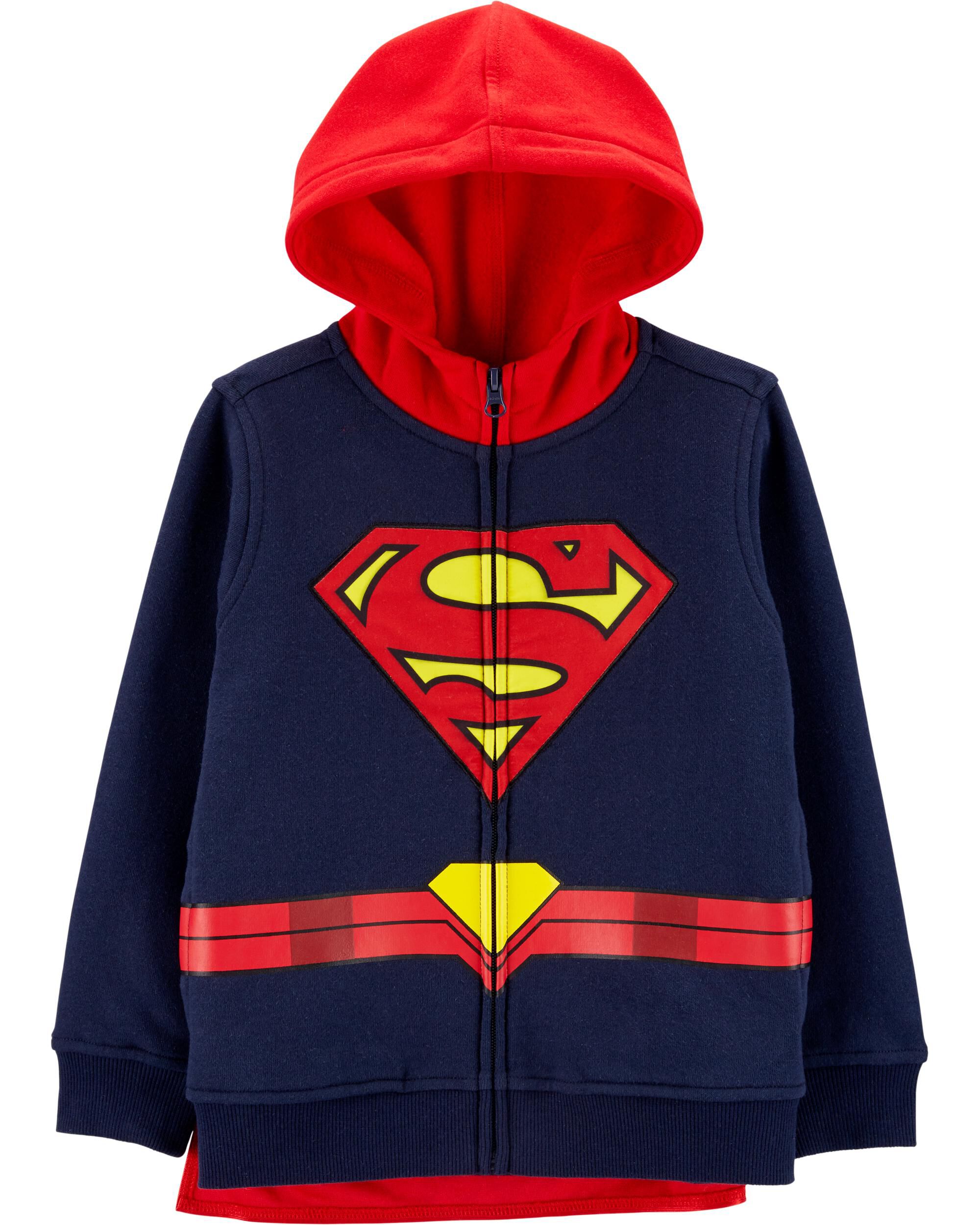 superman zip up hoodie