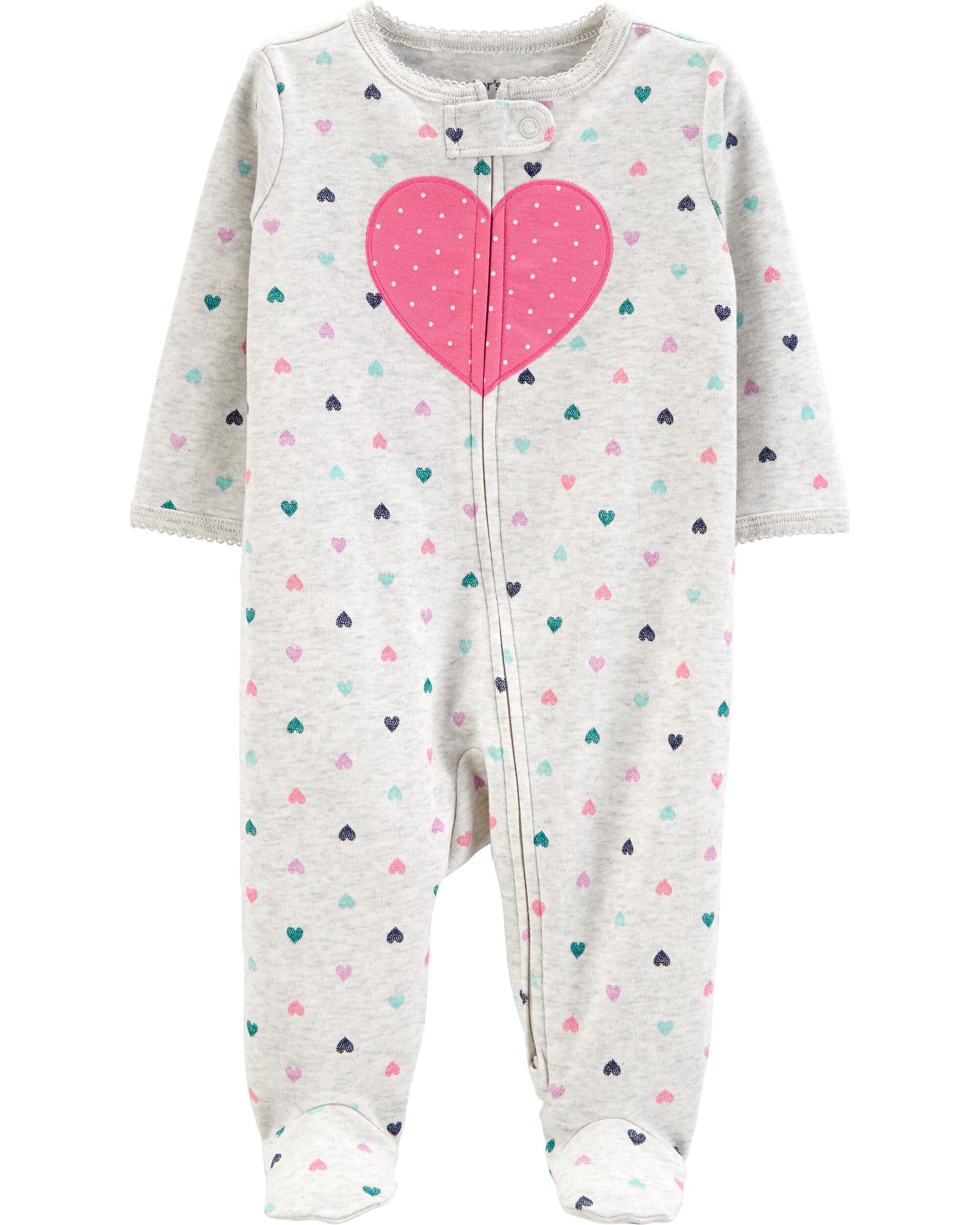 inverted zipper baby pajamas