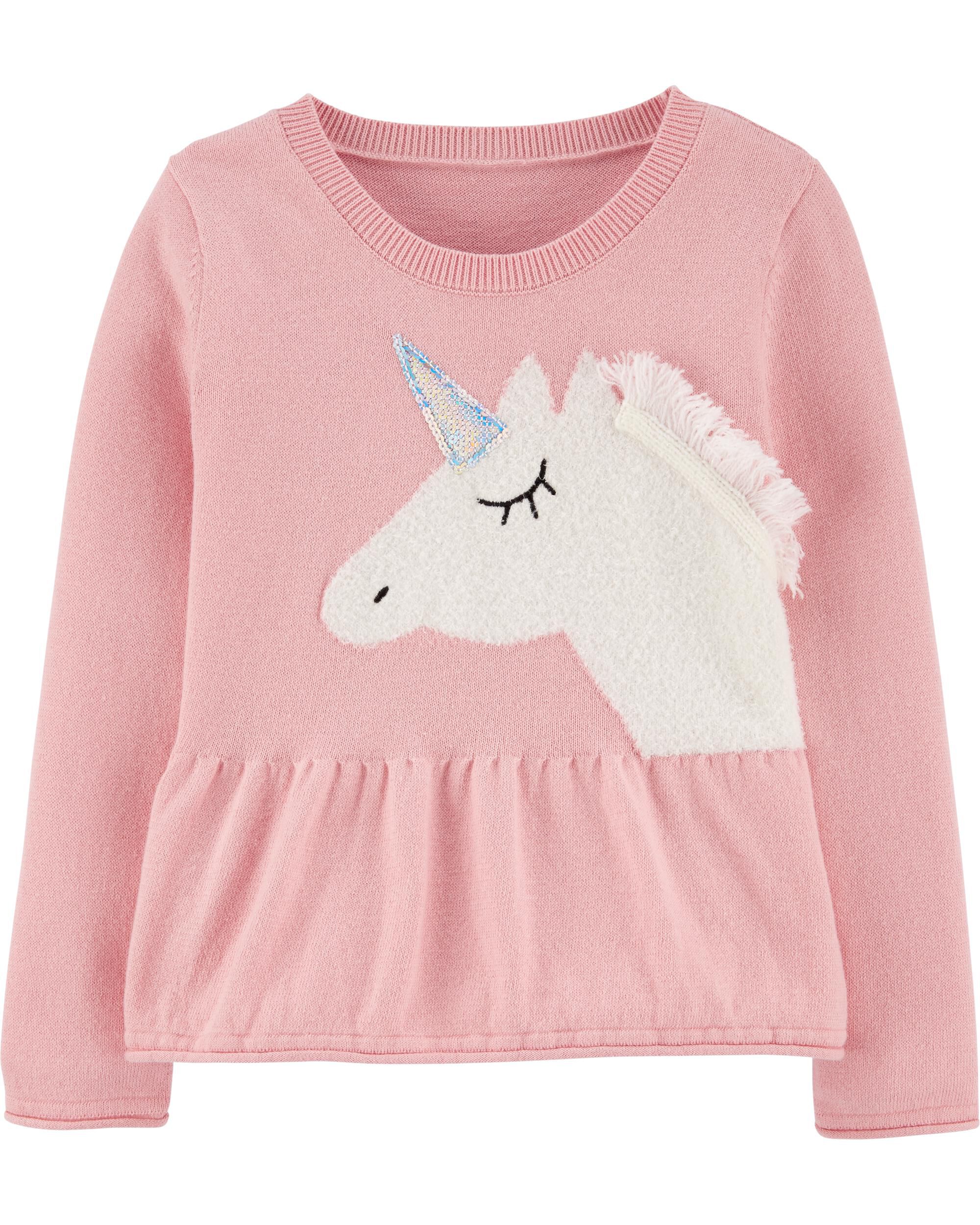oshkosh unicorn sweater