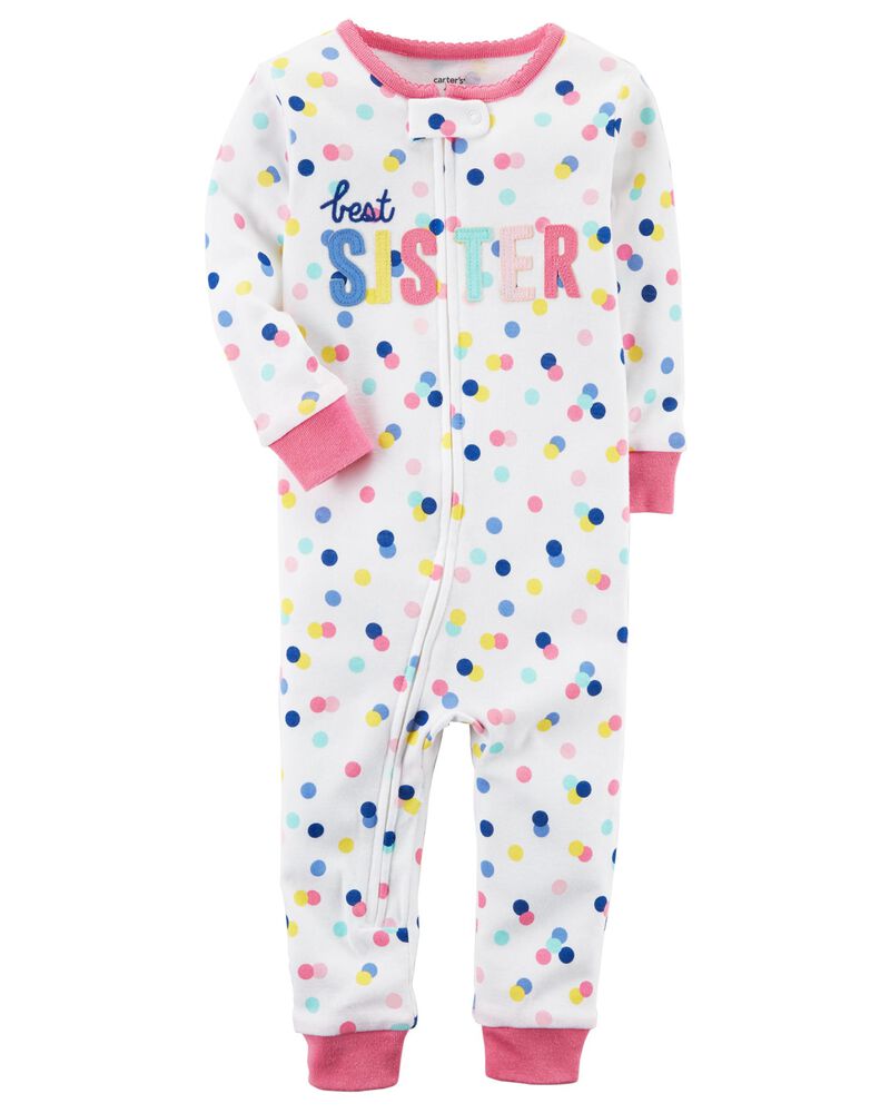 Carter S Carter S Baby Toddler Girl Snug Fit Cotton Footless One