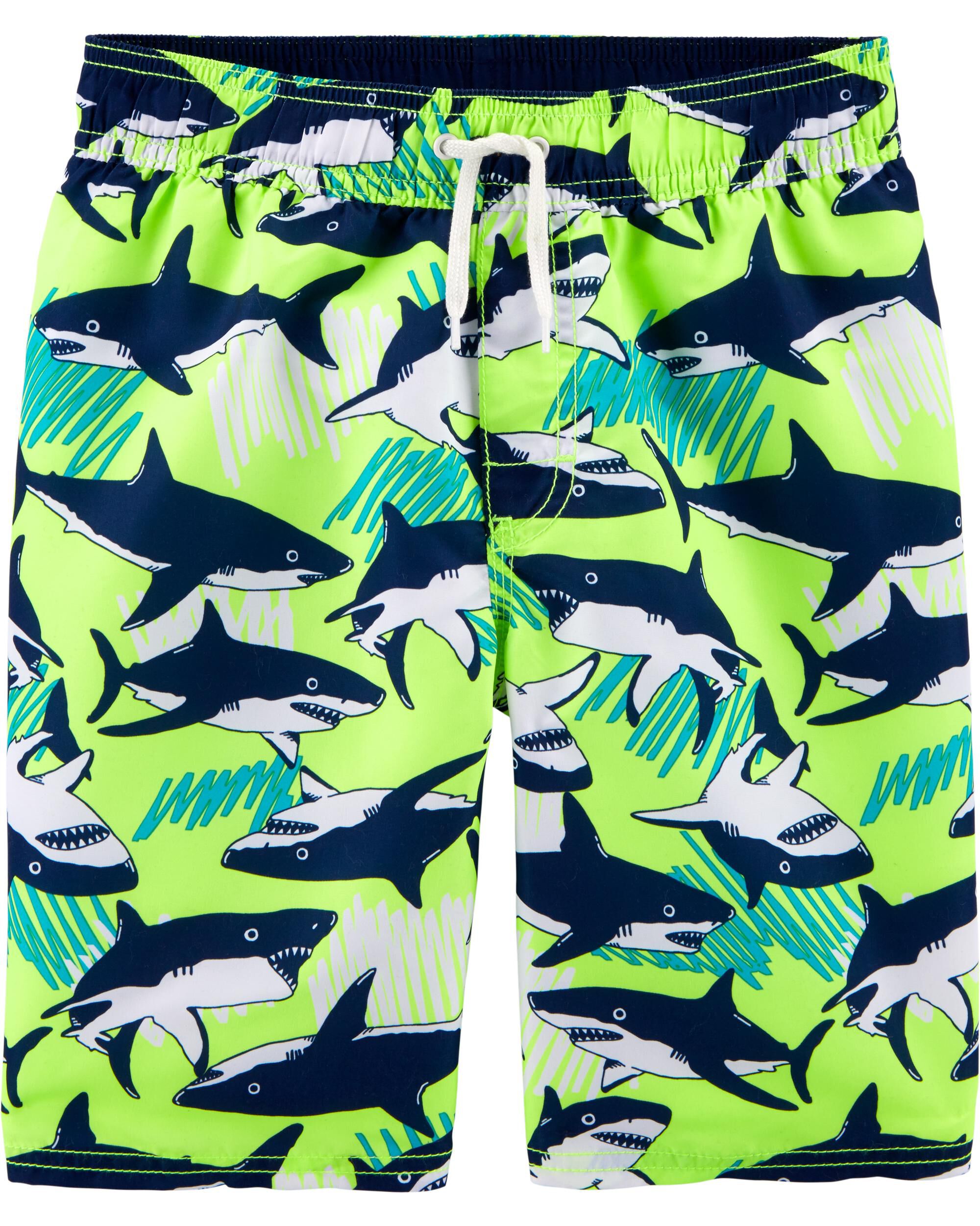 shark swimming trunks