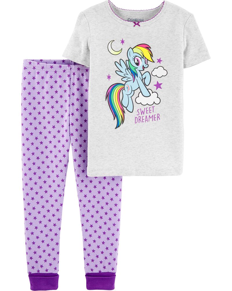 D.w.z Minder dan passage Grey, Purple, Multi 2-Piece My Little Pony™ 100% Snug Fit Cotton PJs |  oshkosh.com