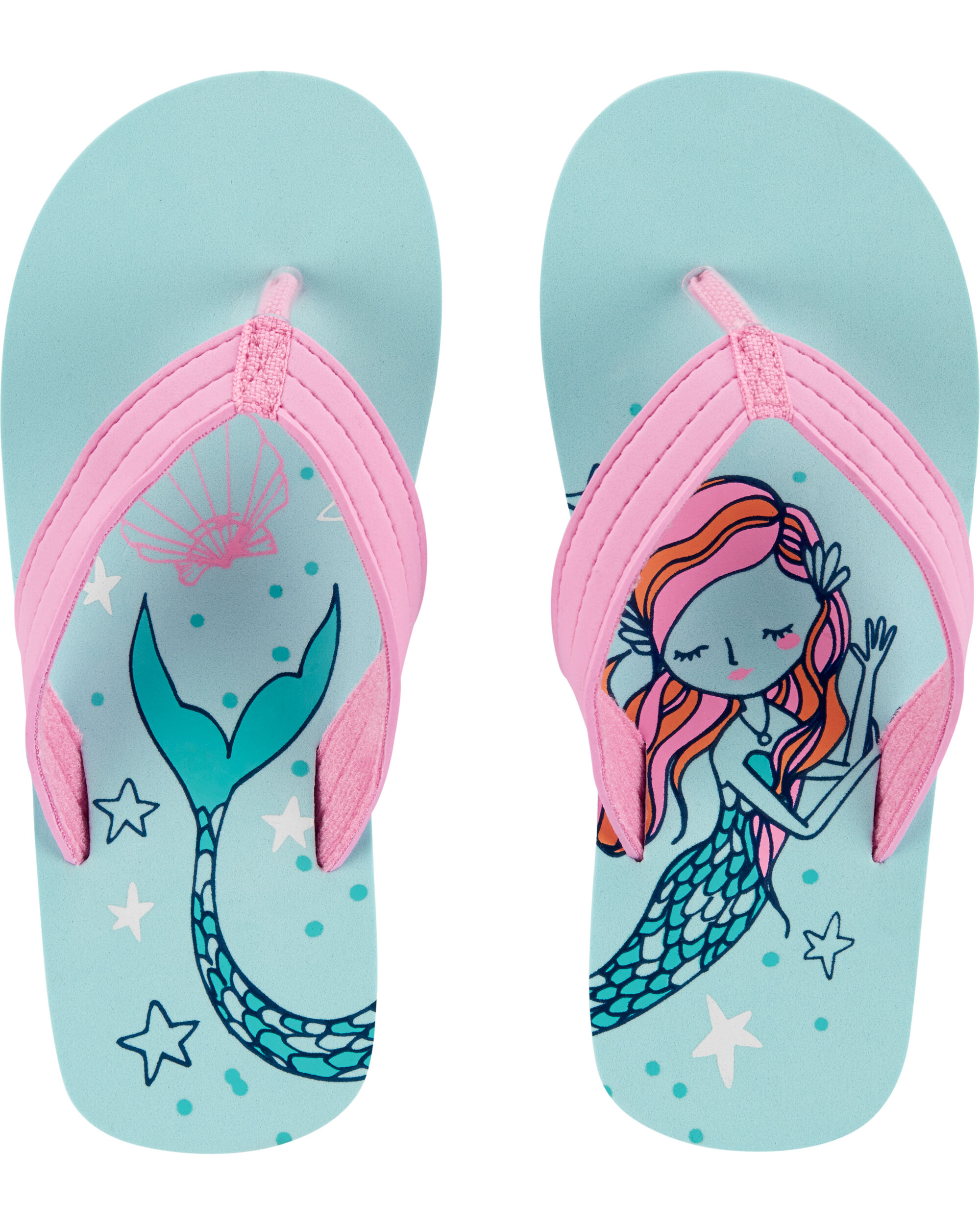 mermaid flip flops