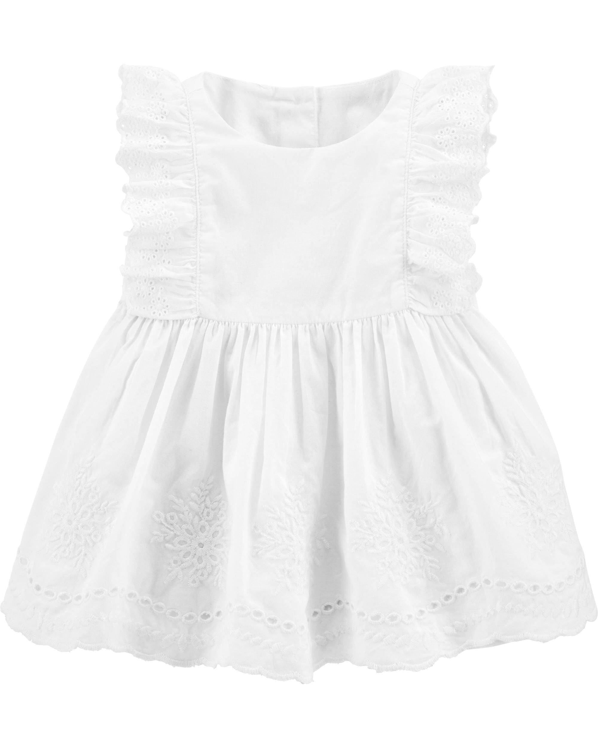 white occasion dress baby