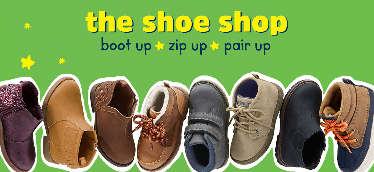 Kids Shoes & Boots, Baby & Toddler Shoes | Free Shipping | OshKosh
