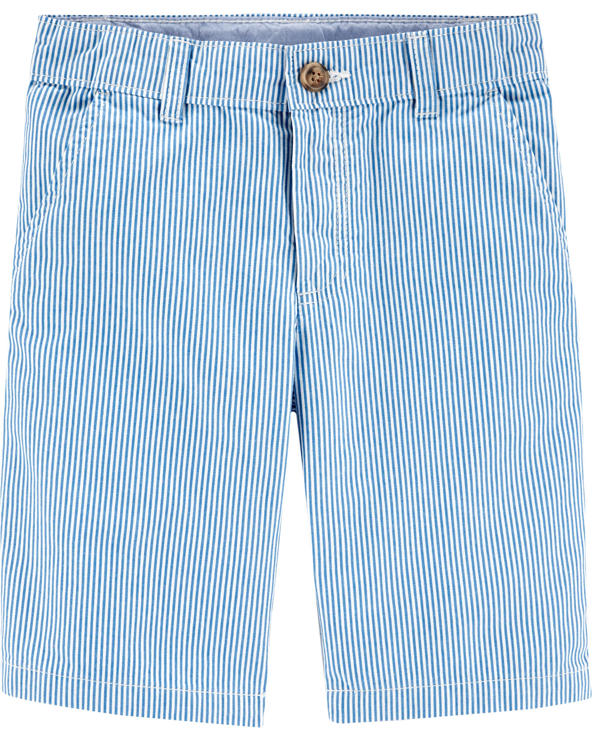 Striped Flat-Front Shorts | oshkosh.com